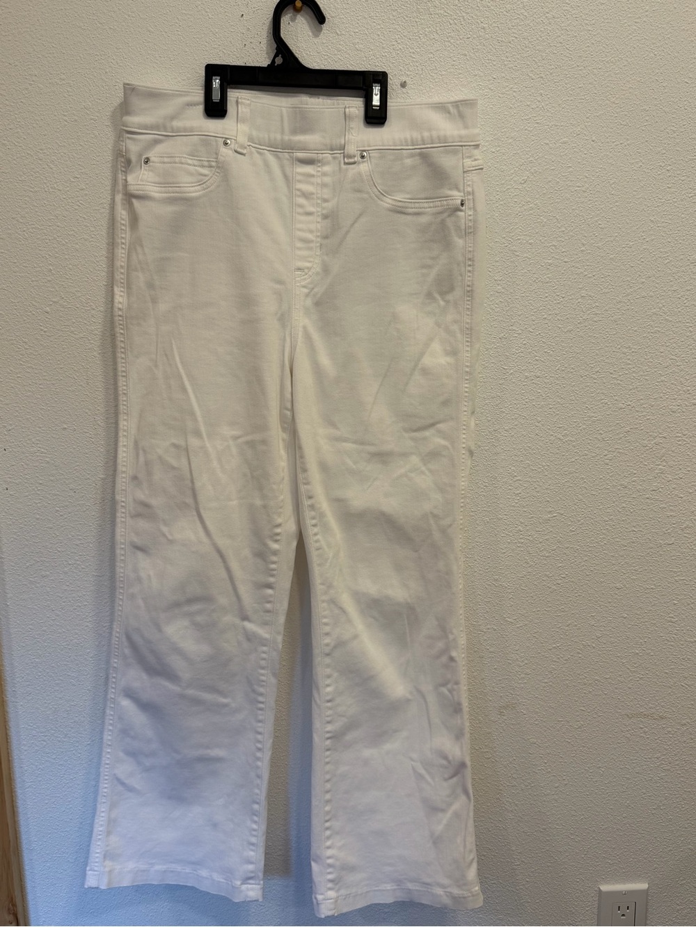 SPANX White Boot Cut & Flare Pants